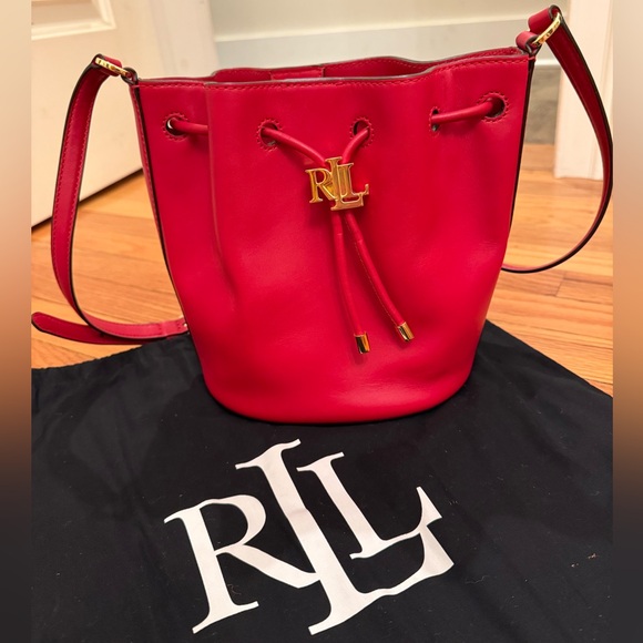 Ralph Lauren Vibrant Red Crossbody Bag - Picture 1 of 6